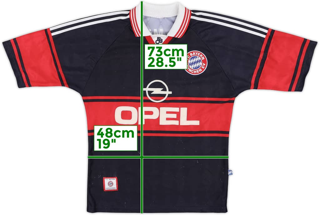 1995-97 Bayern Munich Home Shirt - 8/10 - (XL.Boys)