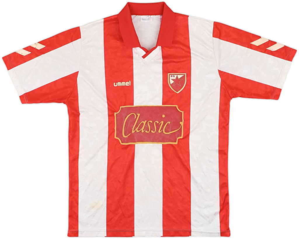 1992-94 Red Star Belgrade Home Shirt - 5/10 - (L)