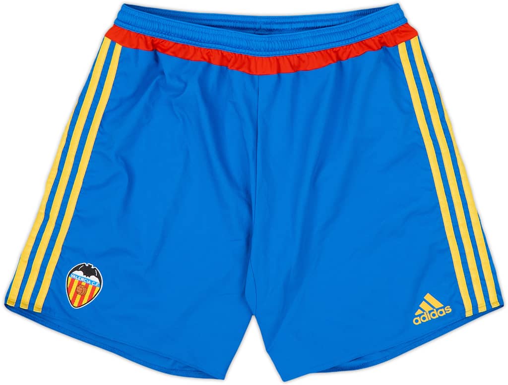 2015-16 Valencia Authentic Away Shorts - 8/10 - (L)