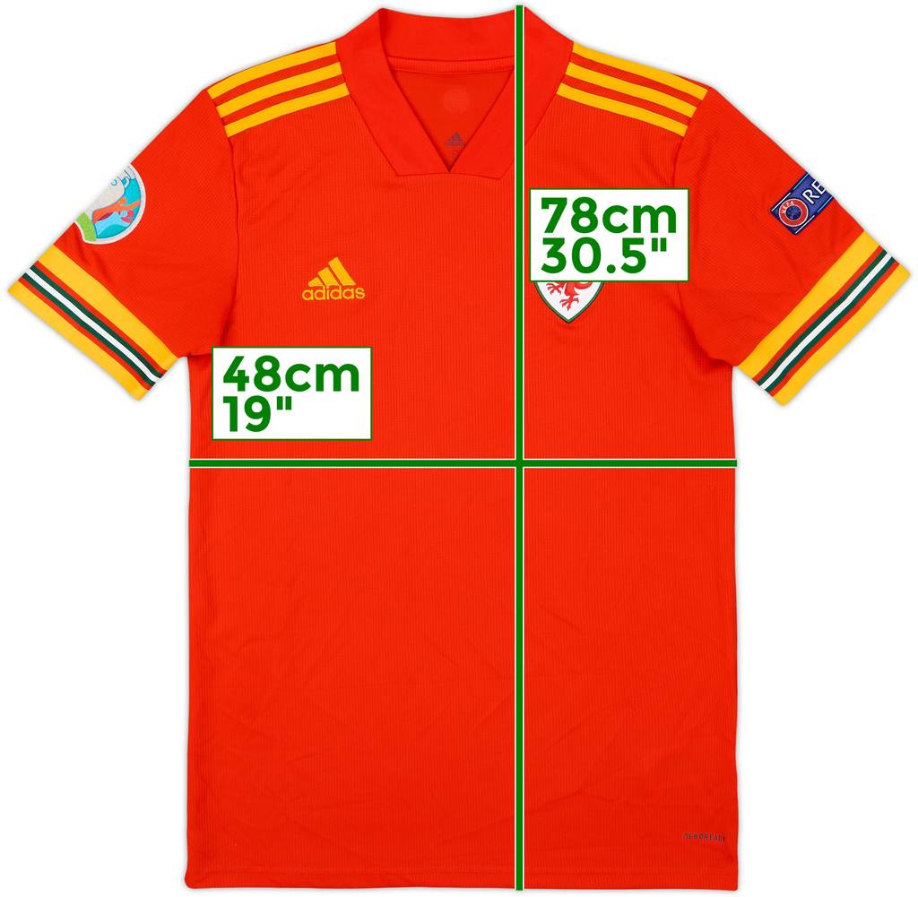 2020-21 Wales Home Shirt - 9/10 - (S)