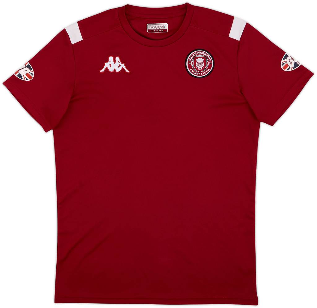 2024-25 Wigan Warriors Kappa Training Shirt - 9/10 - (L)