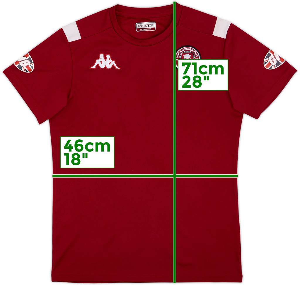 2024-25 Wigan Warriors Kappa Training Shirt - 10/10 - (M)