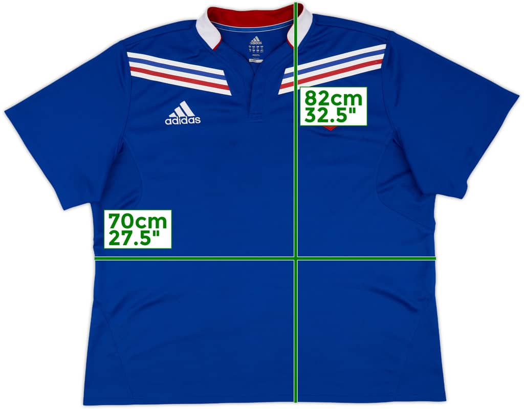 2013-14 France Rugby Home Shirt - 8/10 - (3XL)