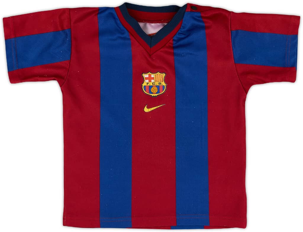 1998-00 Barcelona Basic Home Shirt - 7/10 - (2-3 Years)