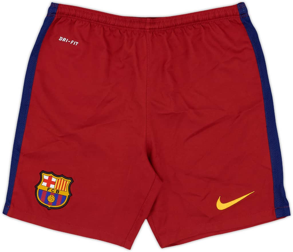 2015-16 Barcelona Home Shorts - 9/10 - (S.Boys)