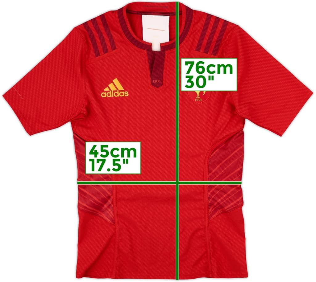 2014-15 France Rugby Player Issue Away Shirt - 10/10 - (L)