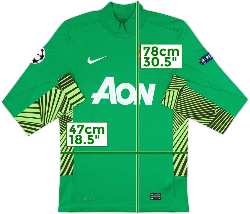 2011-12 Manchester United GK Shirt - 8/10 - (S)