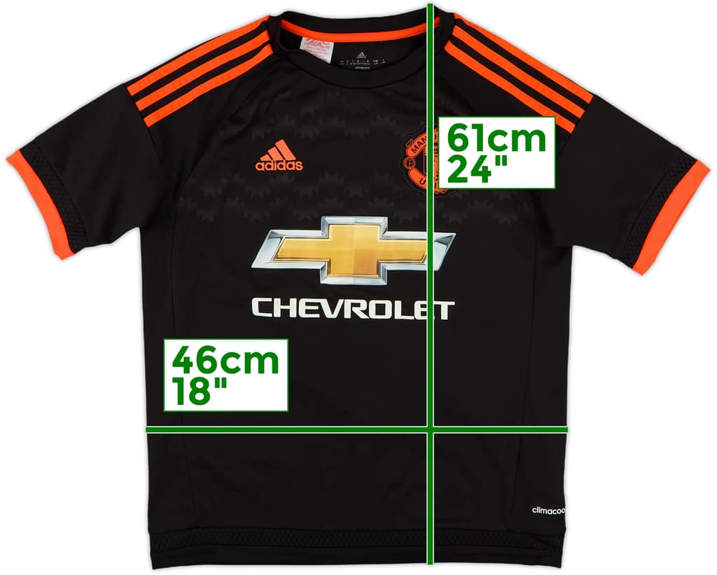 2015-16 Manchester United Third Shirt - 10/10 - (L.Boys)