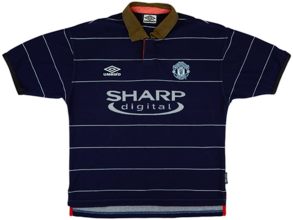 1999-00 Manchester United Away Shirt - 4/10 - (Y)