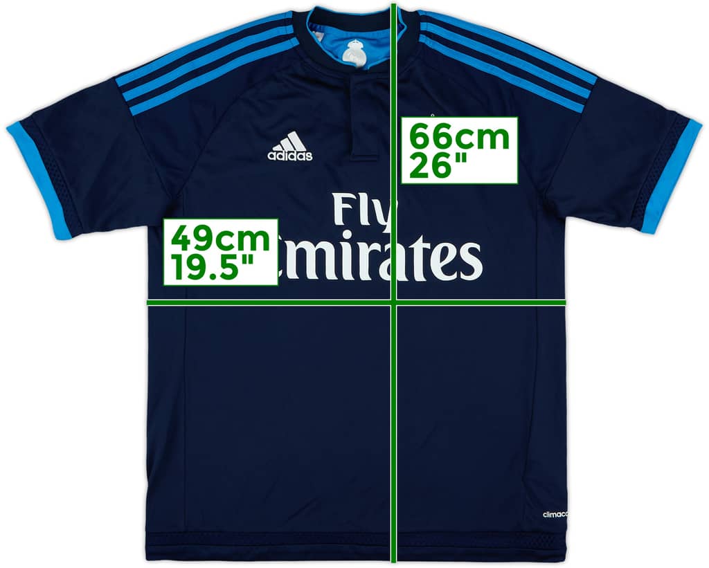 2015-16 Real Madrid Third Shirt - 9/10 - (XL.Boys)