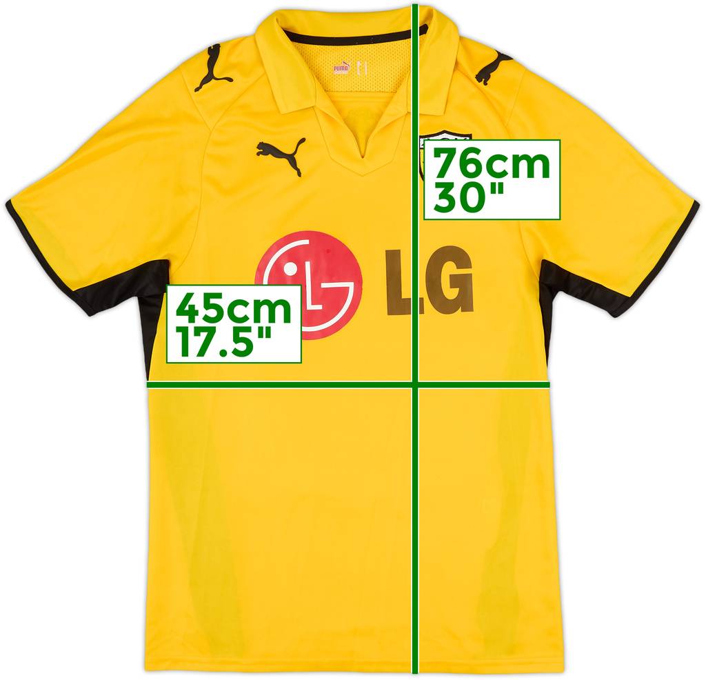 2008-09 AEK Athens Home Shirt - 7/10 - (S)