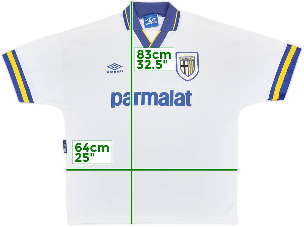 1993-95 Parma Home Shirt - 6/10 - (XL)