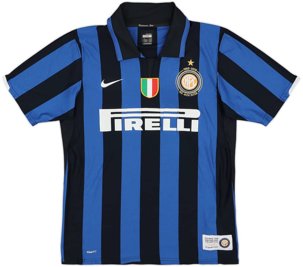 2007-08 Inter Milan Centenary Home Shirt - 5/10 - (M)