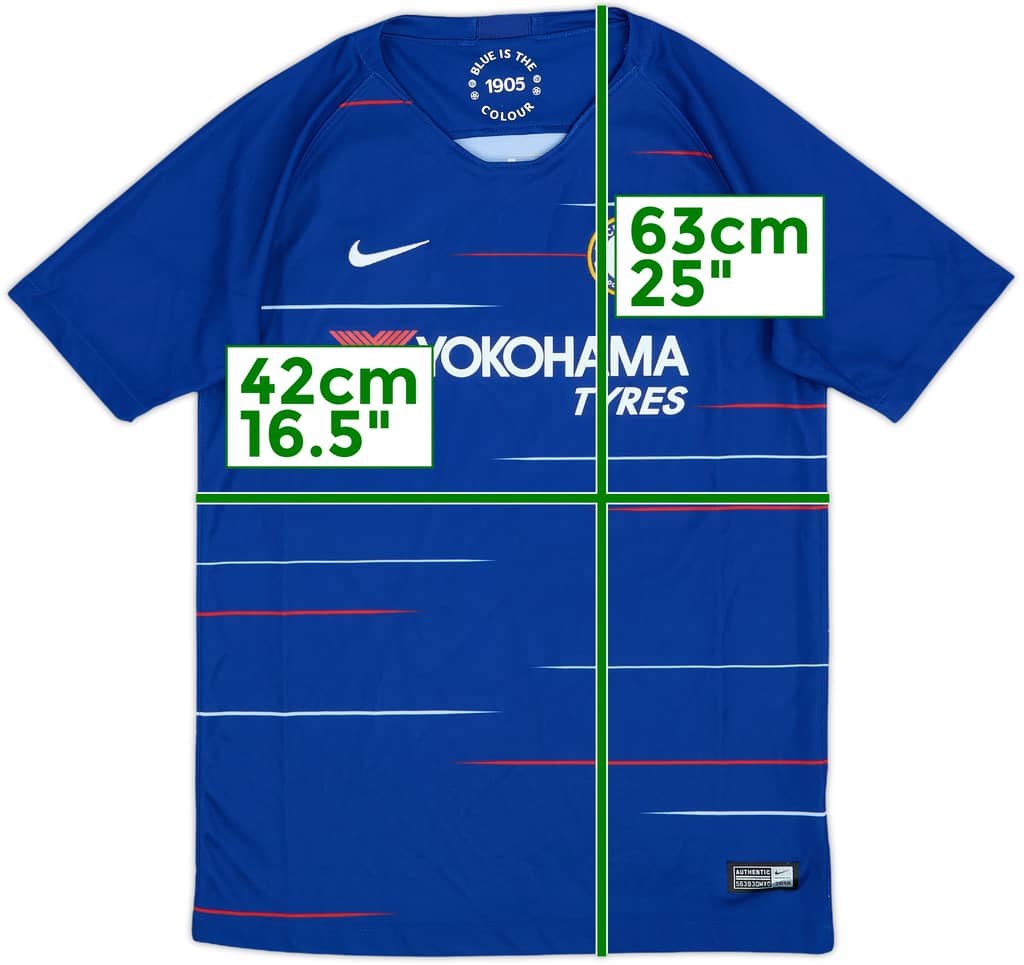 2018-19 Chelsea Home Shirt - 10/10 - (L.Boys)