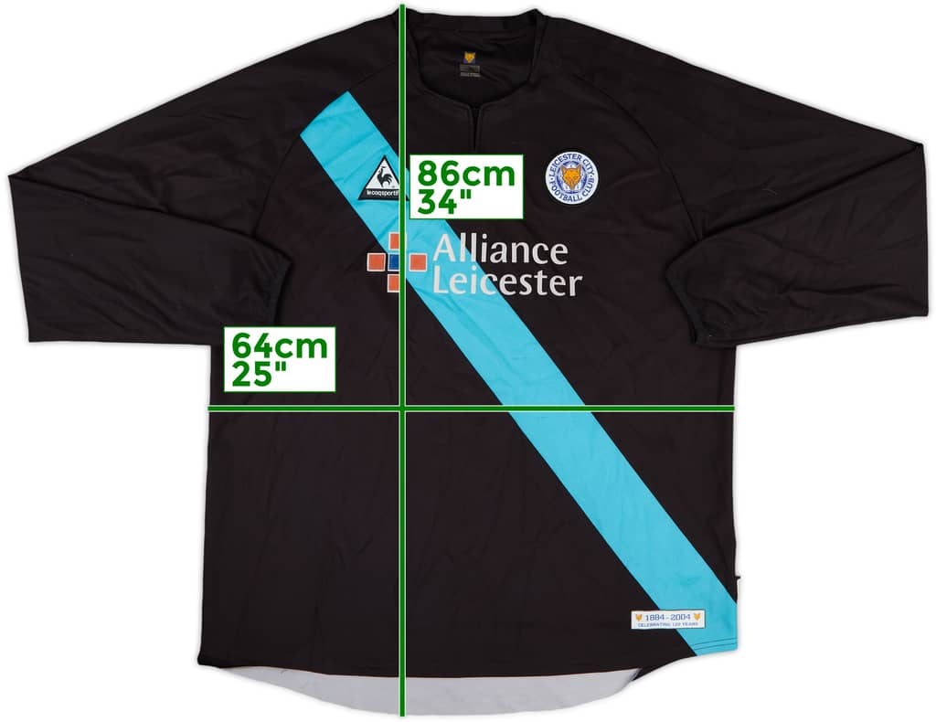 2003-04 Leicester Away L/S Shirt - 8/10 - (XXL)