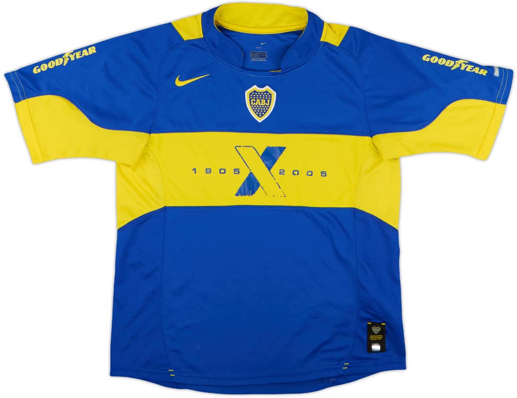 2005 Boca Juniors Home Shirt - 6/10 - (L.Boys)