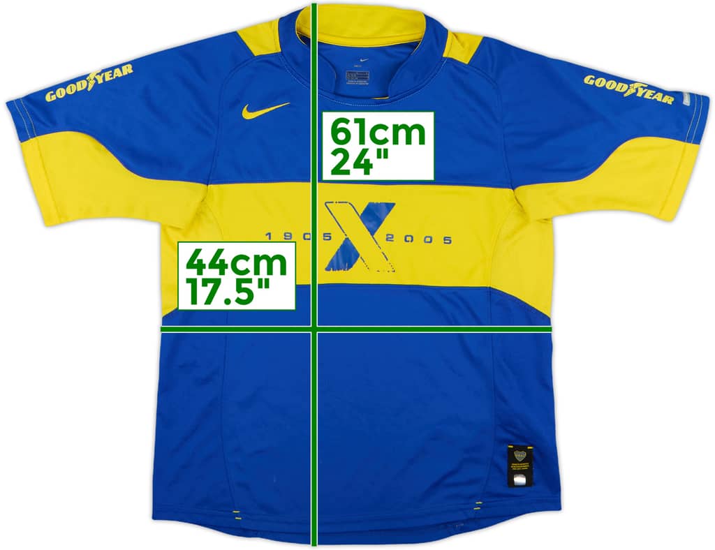 2005 Boca Juniors Home Shirt - 6/10 - (L.Boys)