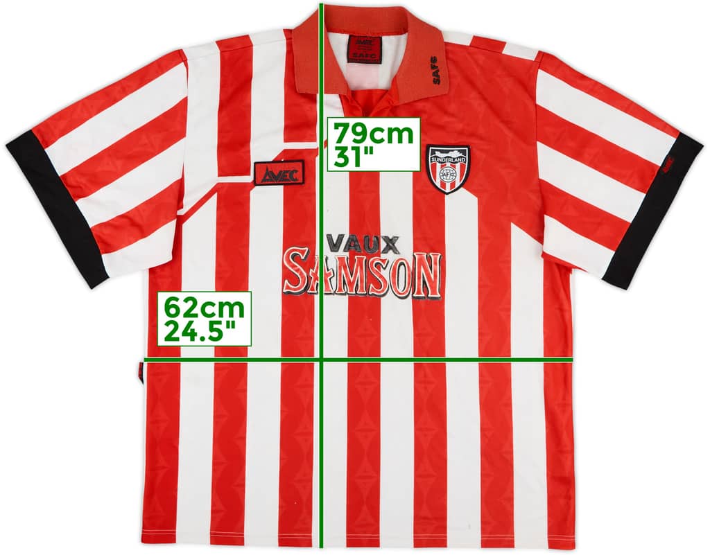 1994-96 Sunderland Home Shirt - 5/10 - (XL)