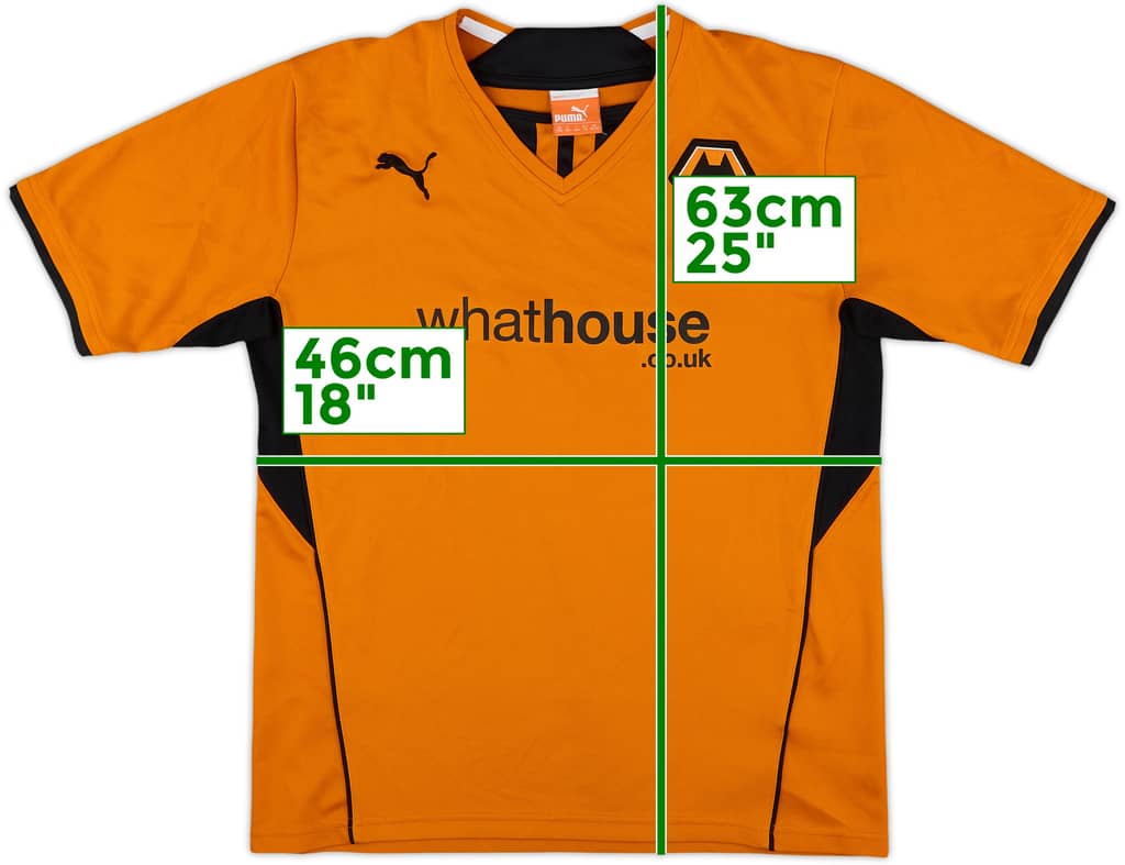 2006-08 Wolves Home Shirt - 9/10 - (XL.Boys)
