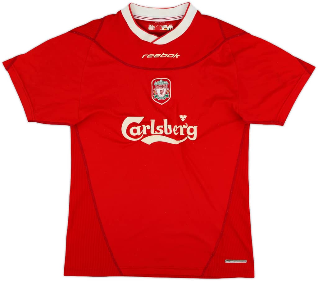 2002-04 Liverpool Home Shirt - 5/10 - (XL.Boys)