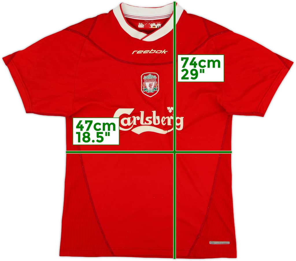 2002-04 Liverpool Home Shirt - 5/10 - (XL.Boys)