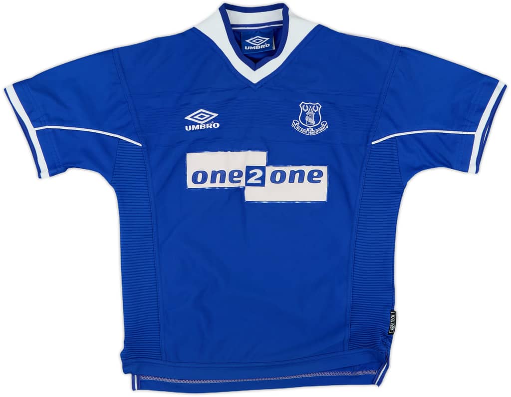 1999-00 Everton Home Shirt - 8/10 - (M.Boys)