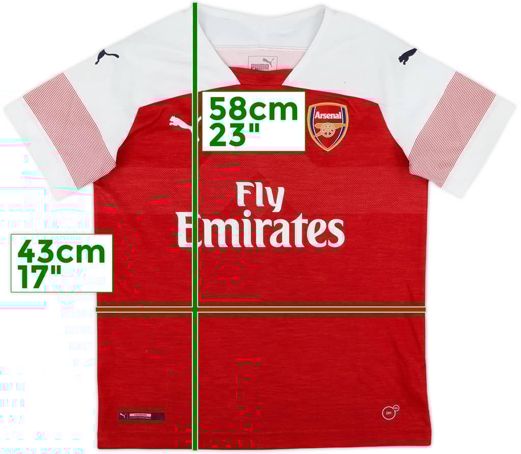 2018-19 Arsenal Home Shirt - 9/10 - (M.Boys)