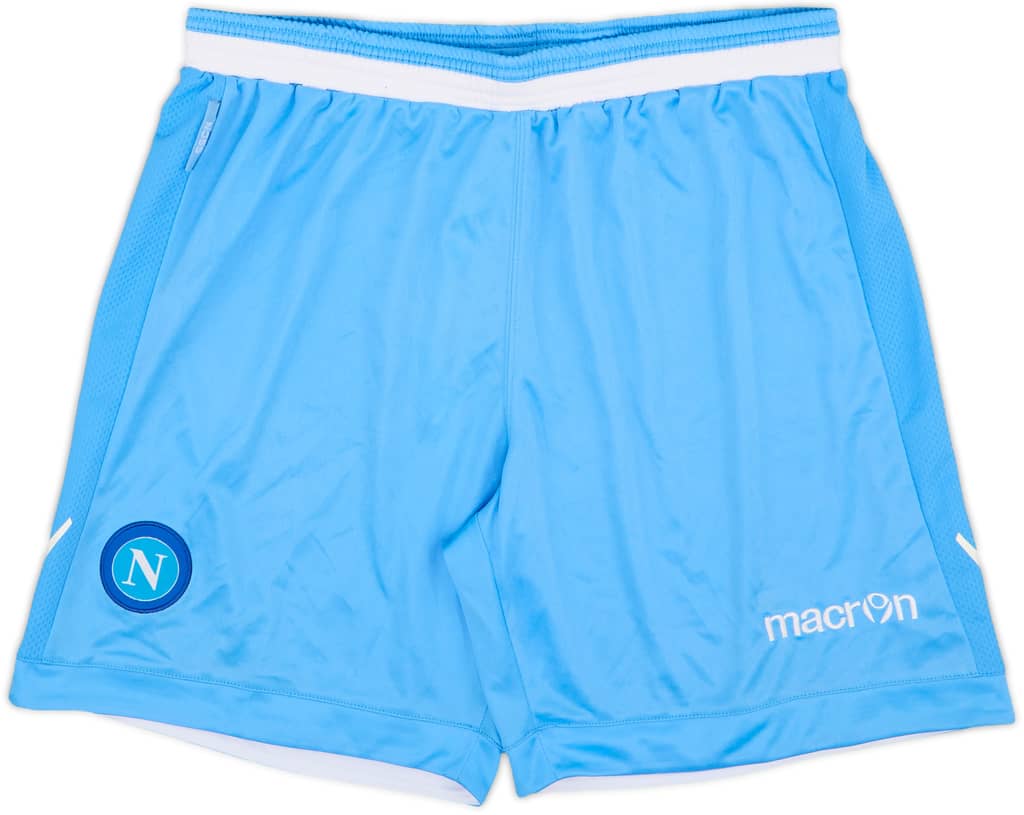 2013-14 Napoli Alternate Home Shorts - 7/10 - (XL)