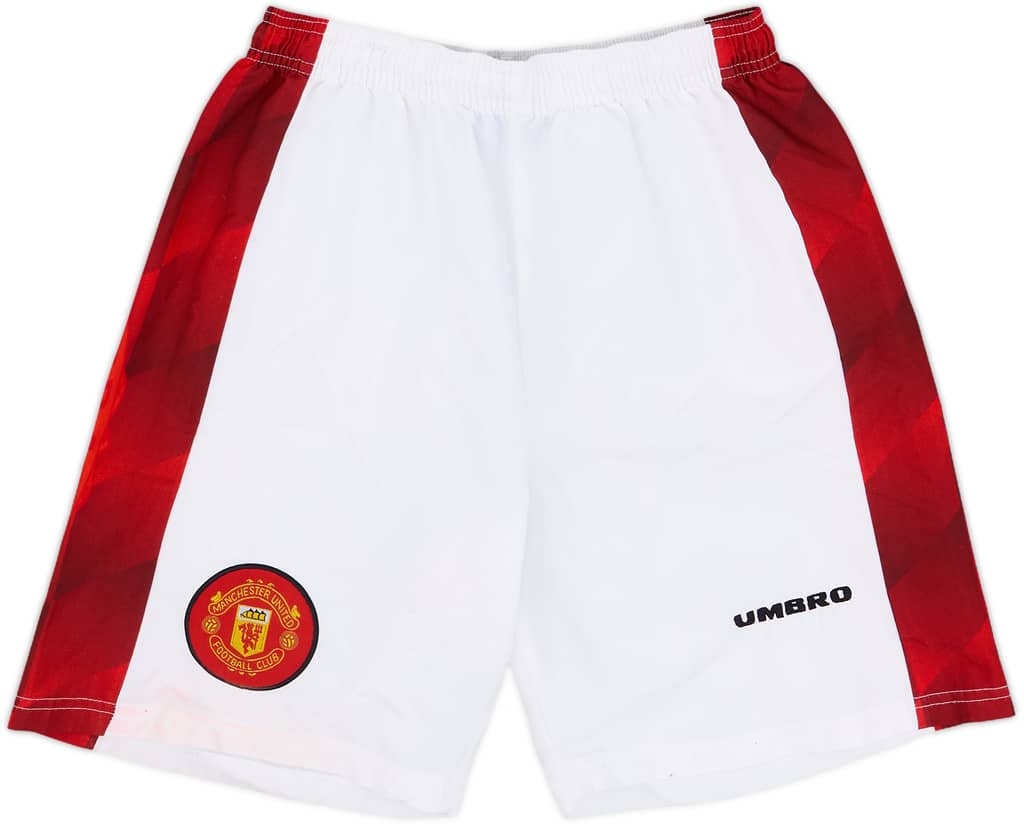 1996-97 Manchester United Home Shorts - 7/10 - (XS)
