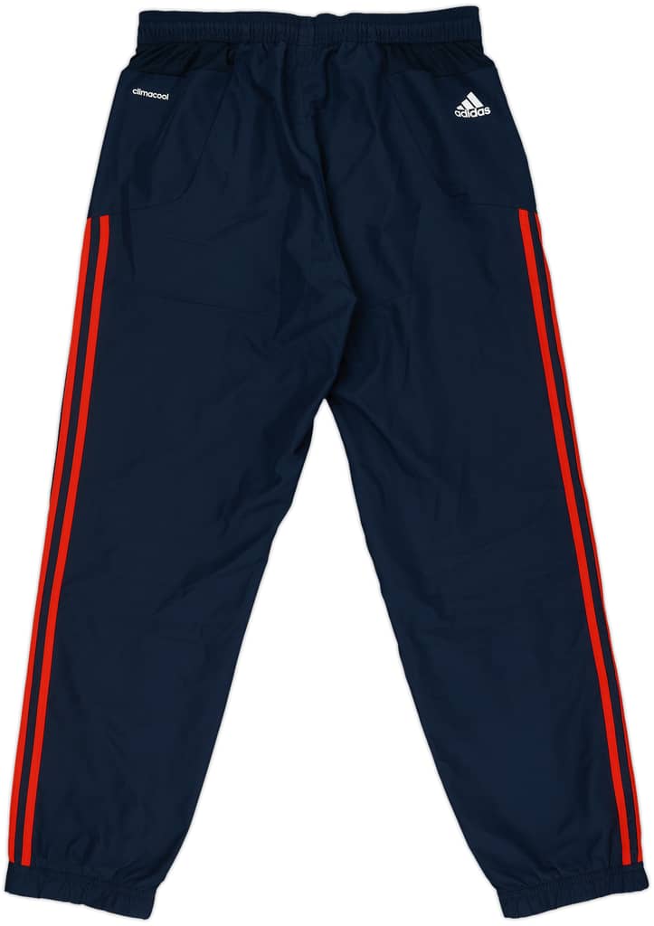 2013-14 Bayern Munich adidas CL Track Pants/Bottoms - 8/10 - (M)
