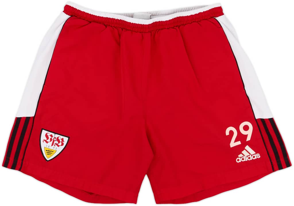 1996-98 Stuttgart Player Issue adidas Training Shorts #29 - 9/10 - (M)