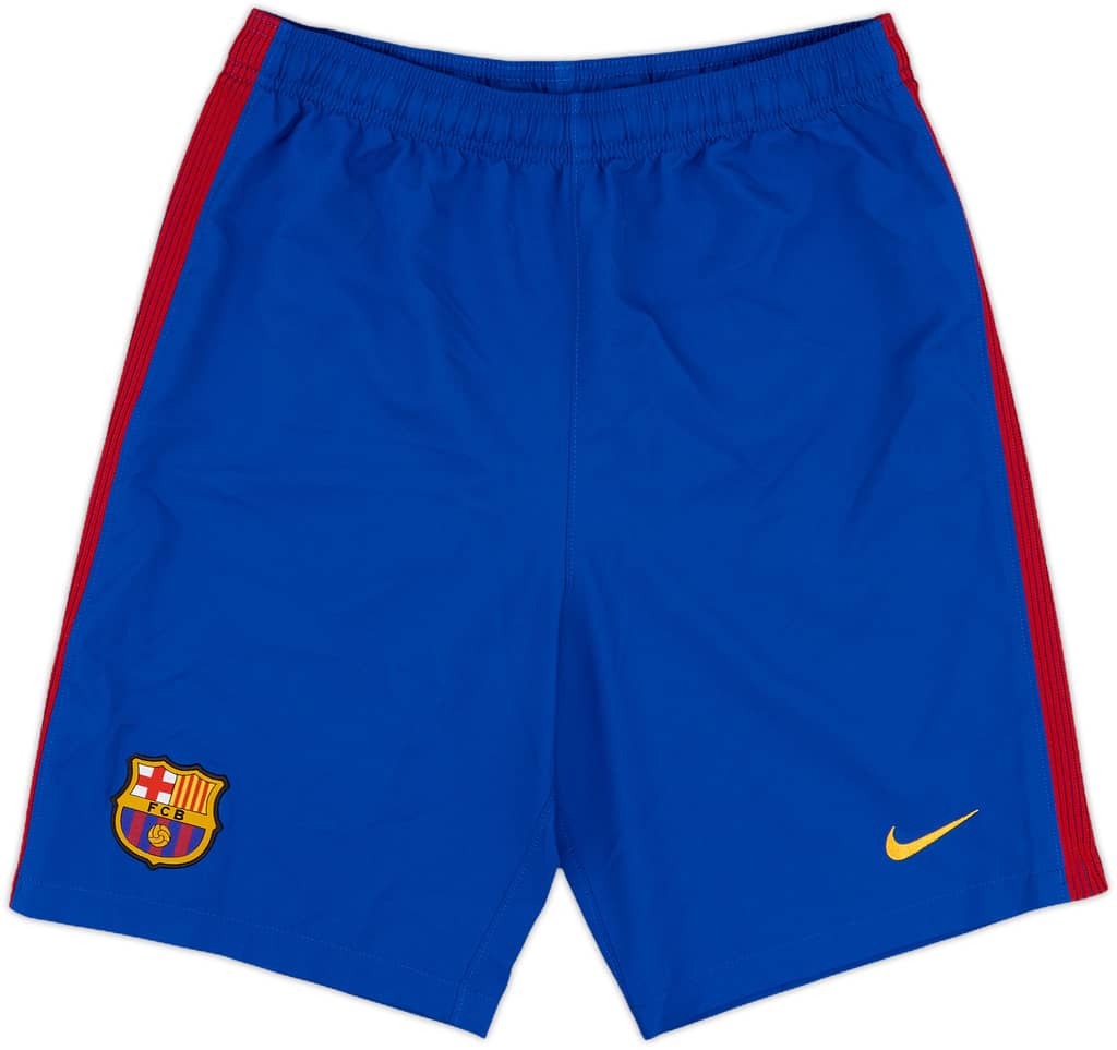 2016-17 Barcelona Home Shorts - 9/10 - (XL.Boys)