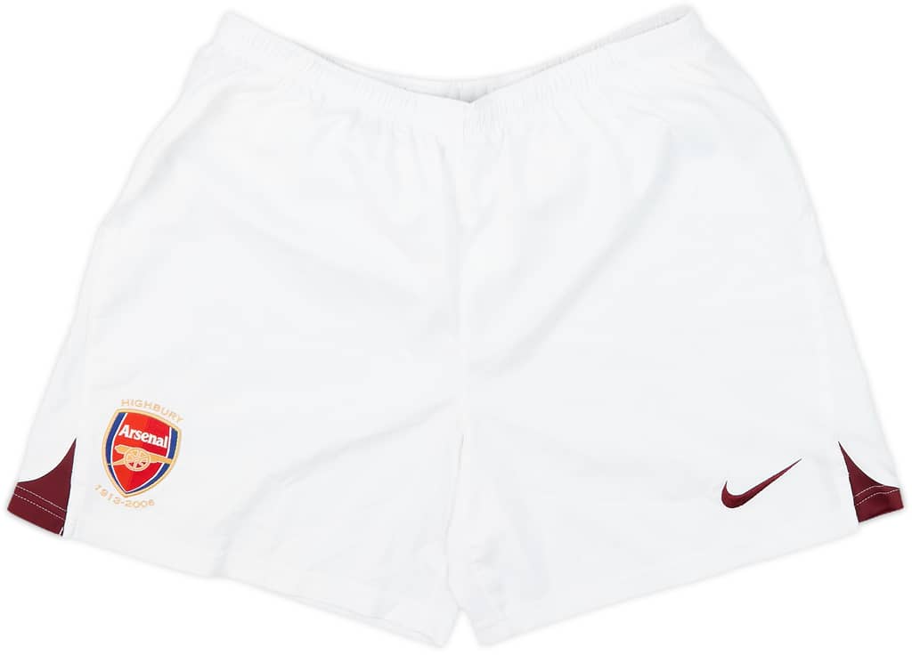 2005-06 Arsenal Home Shorts - 8/10 - (XL.Boys)