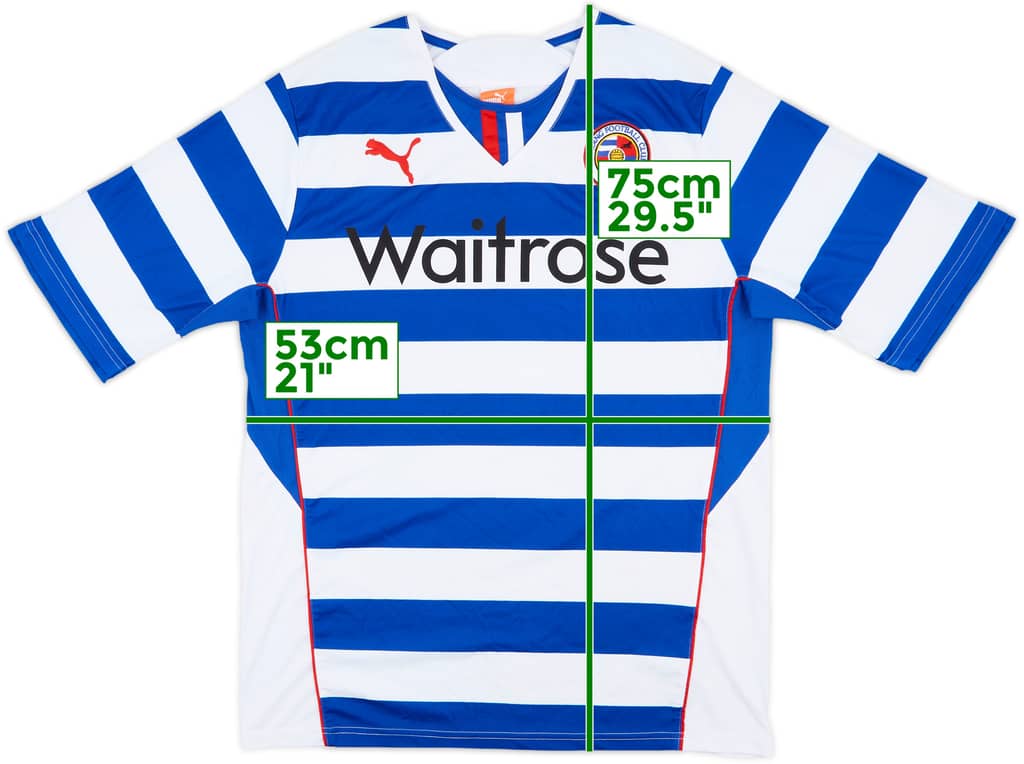 2013-14 Reading Home Shirt - 9/10 - (XL)