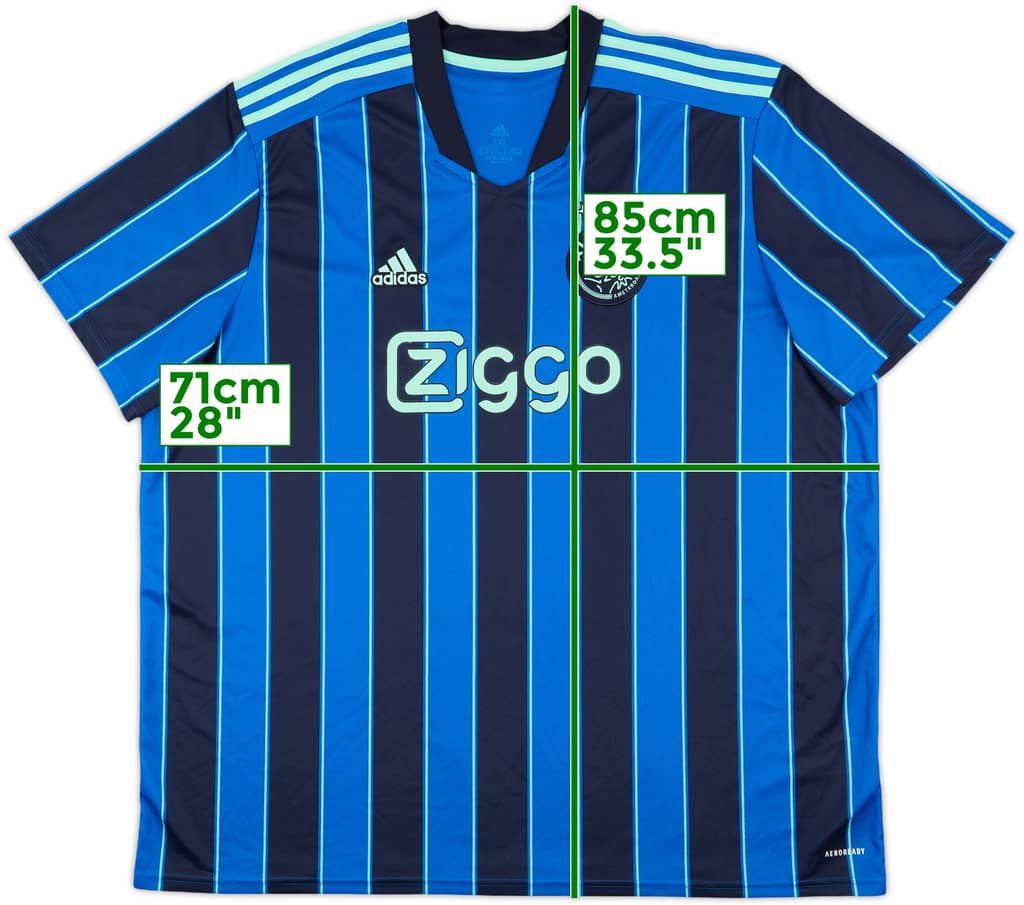 2021-22 Ajax Away Shirt - 10/10 - (3XL)
