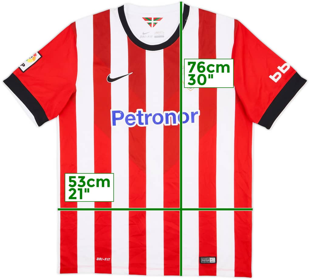 2014-15 Athletic Bilbao Home Shirt - 8/10 - (L)