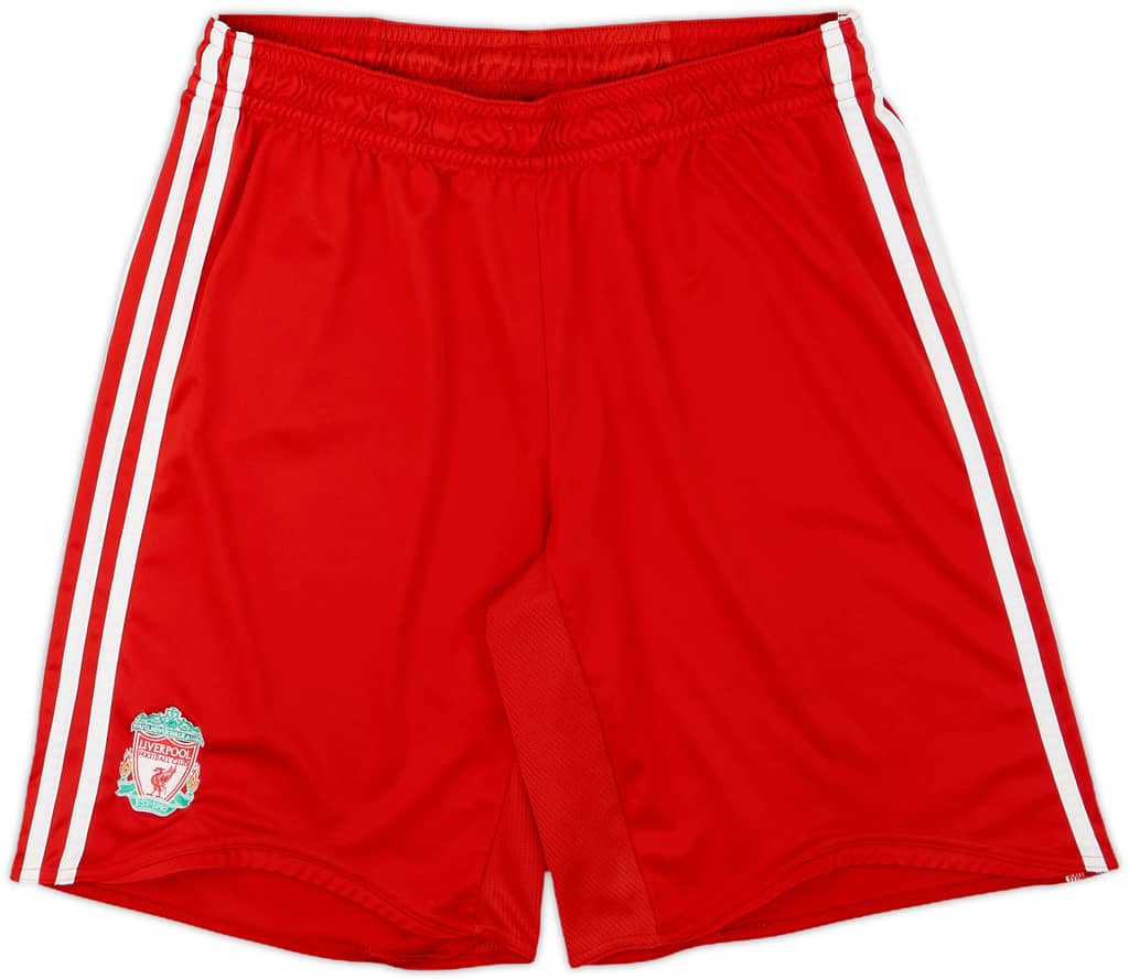 2006-08 Liverpool Home Shorts - 9/10 - (L)