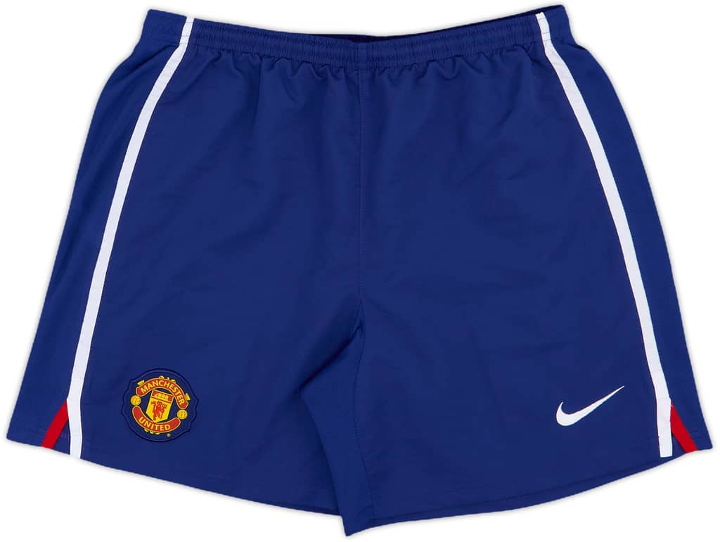 2008-09 Manchester United Away Shorts - 7/10 - (XL.Boys)