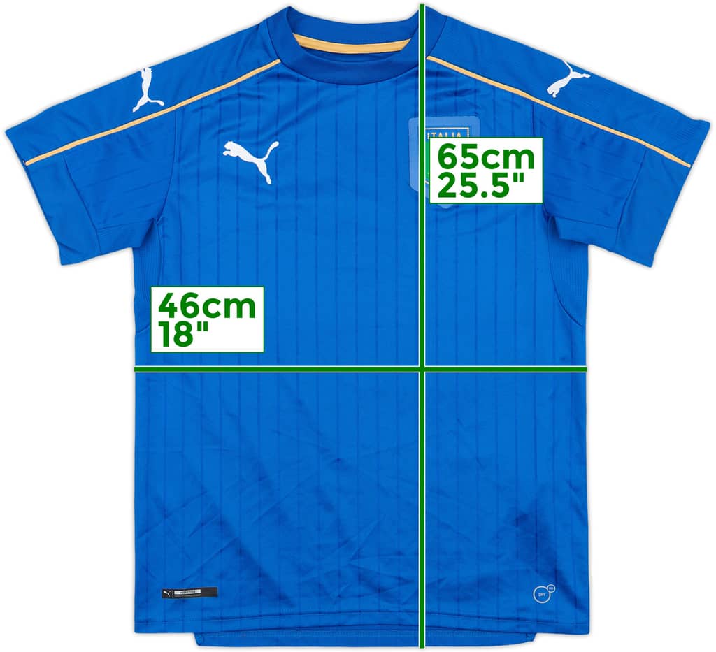 2016-17 Italy Home Shirt - 10/10 - (M.Boys)