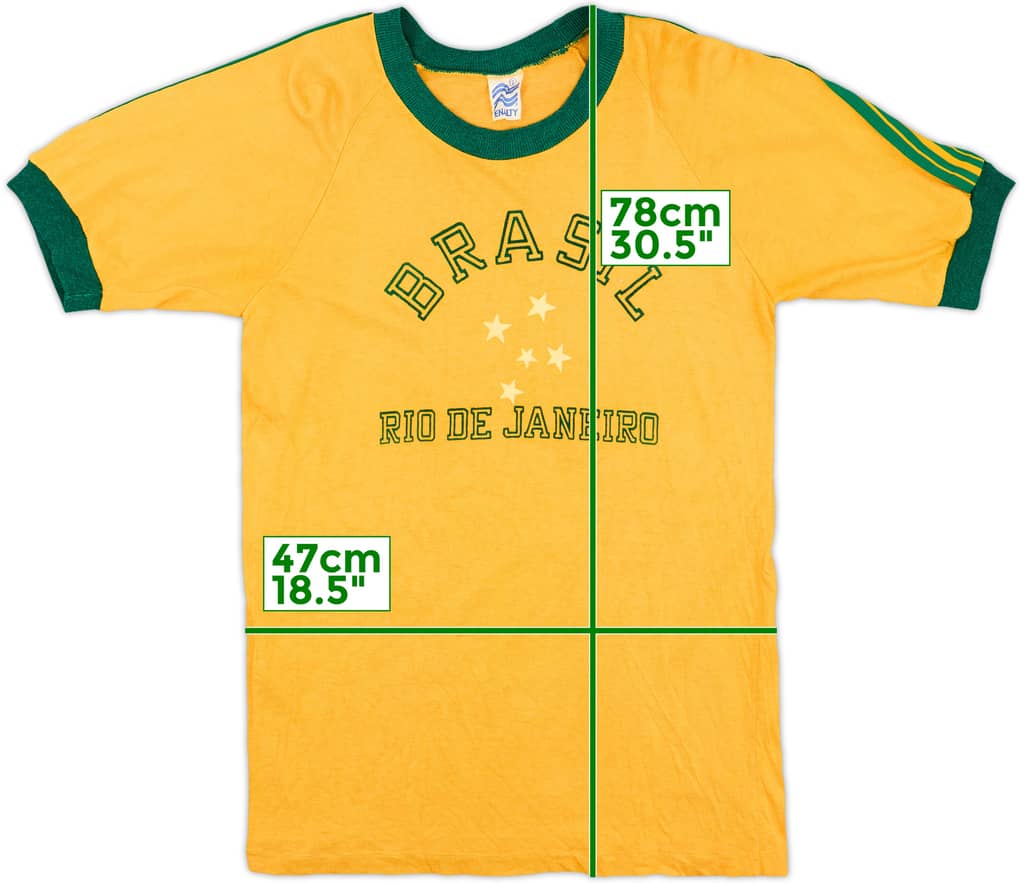 1980s Brazil Penalty Fan Tee - 9/10 - (S)