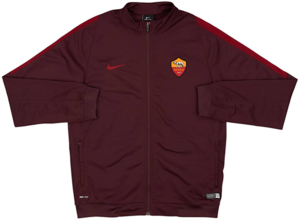2015-16 Roma Nike Track Jacket - 9/10 - (XL.Boys)