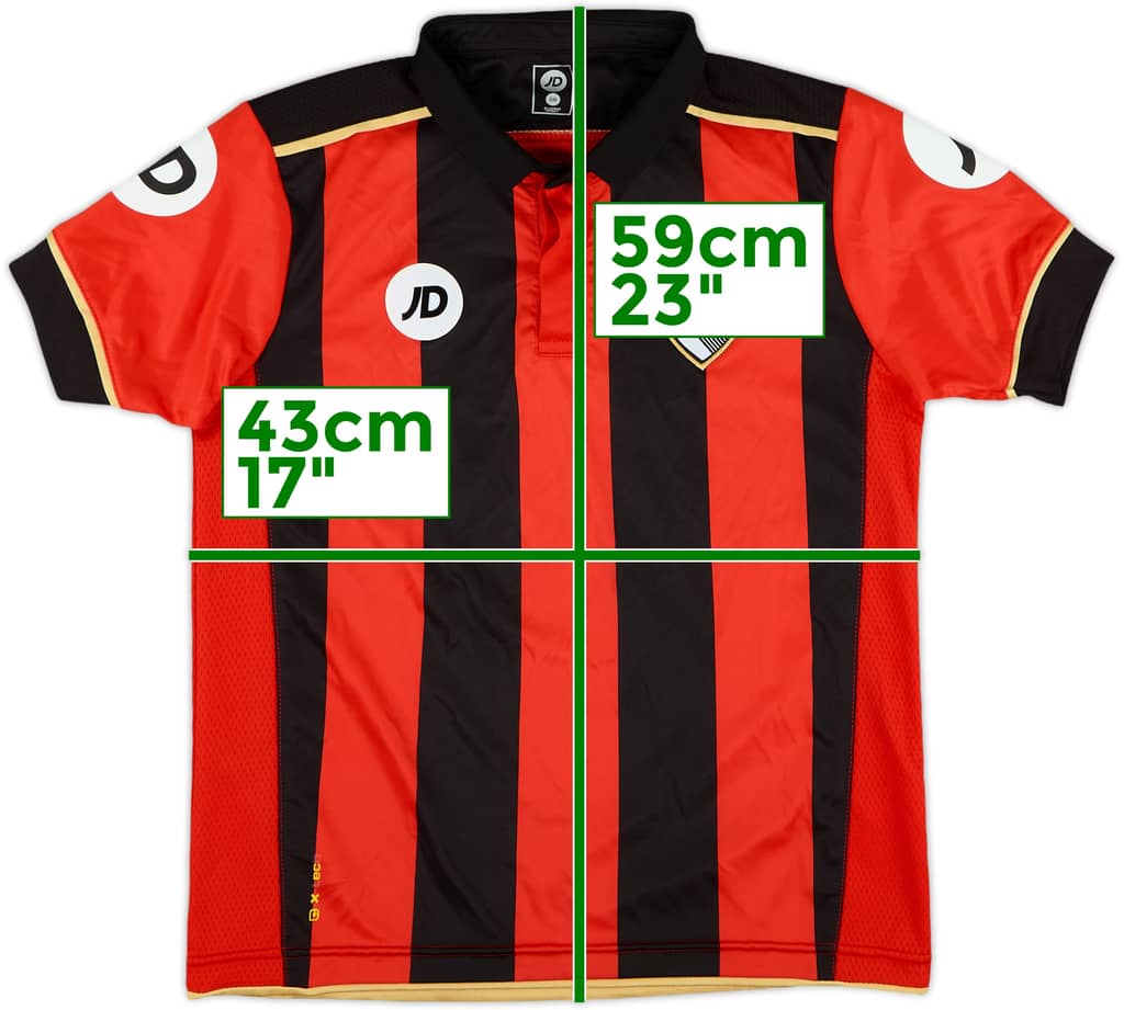 2016-17 Bournemouth Home Shirt - 9/10 - (S.Boys)