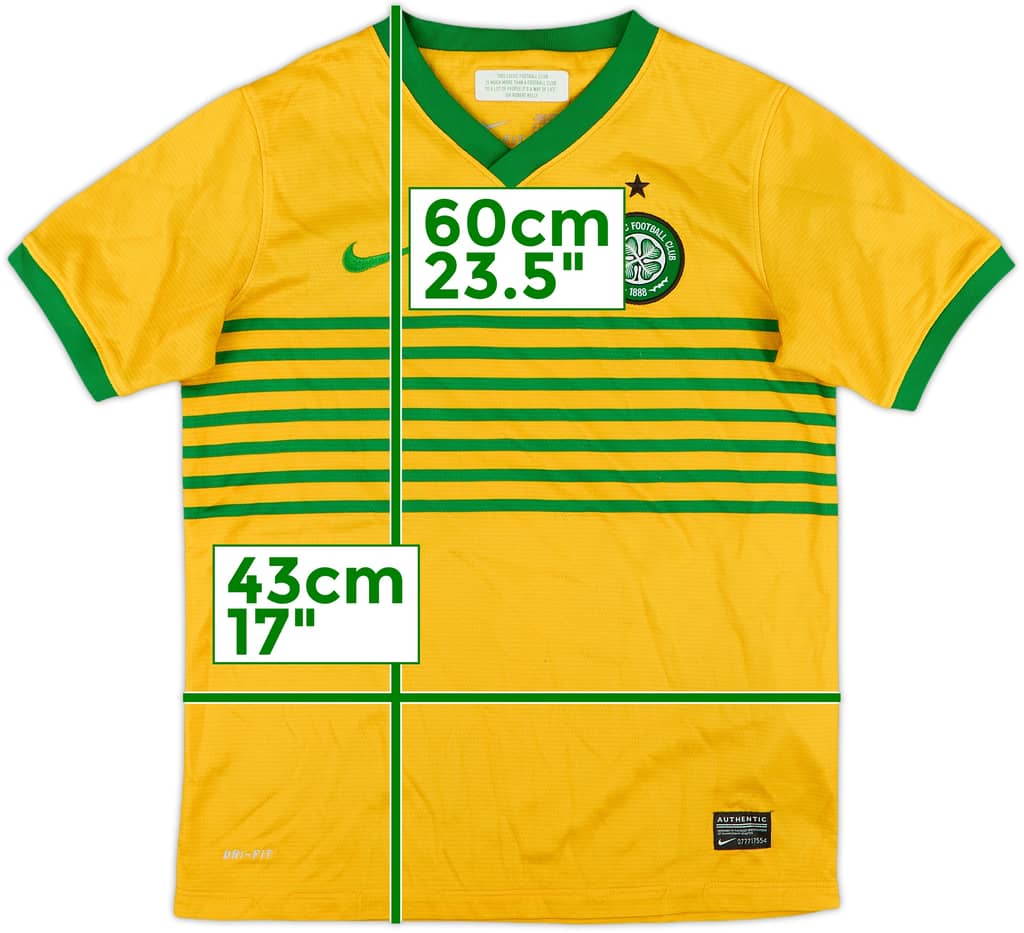 2013-14 Celtic Away Shirt - 7/10 - (M.Boys)