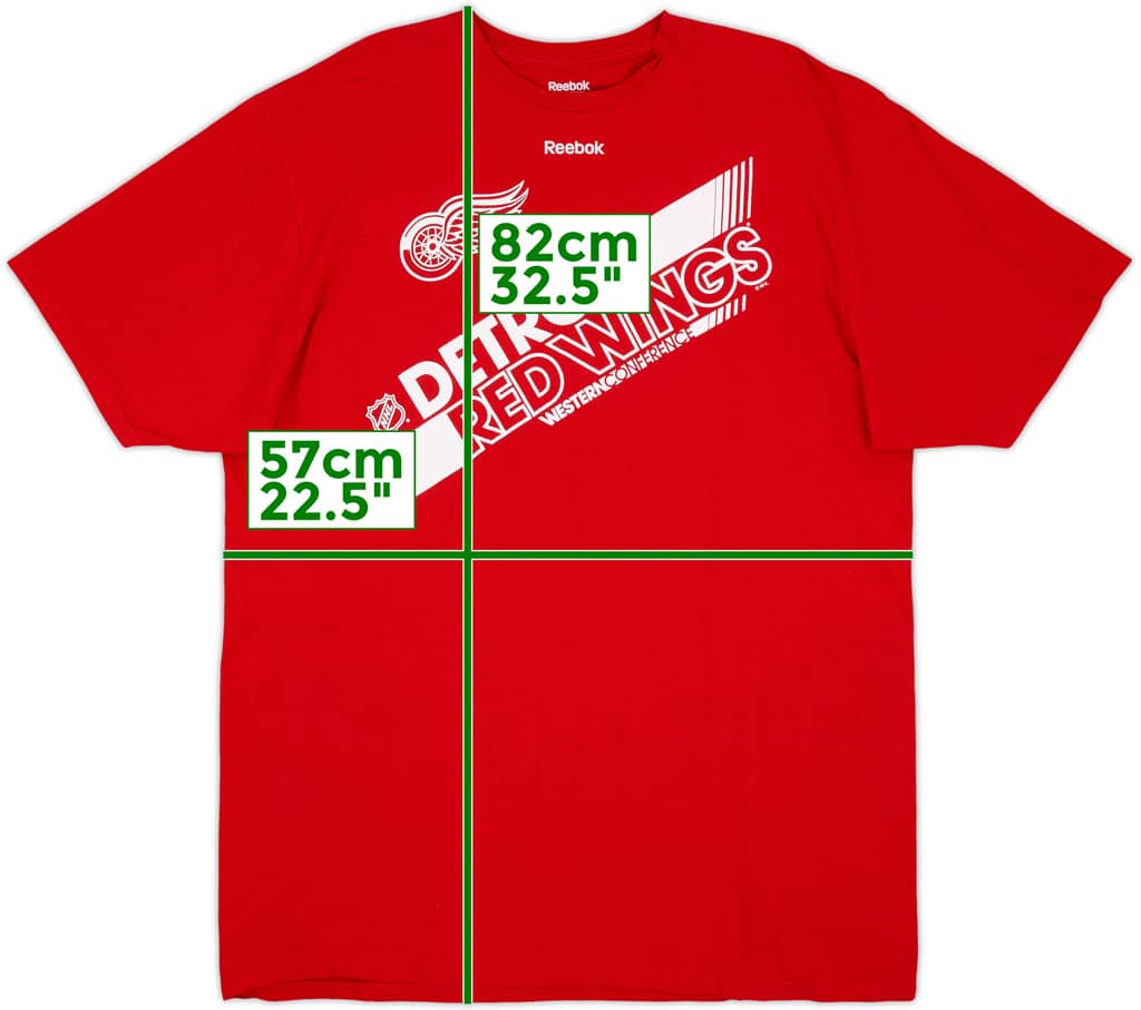 2011-12 Detroit Red Wings Reebok Tee - 9/10 - (XL)