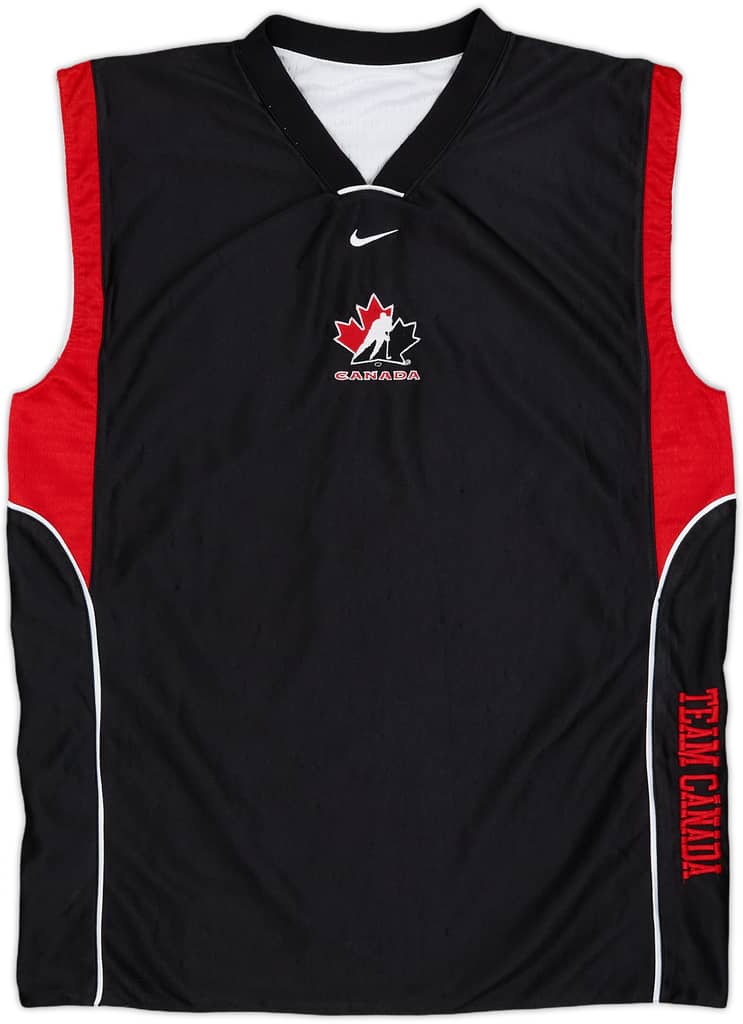 2000s Canada National Hockey Team Nike Reversible Training Vest - 6/10 - (XL.Boys)