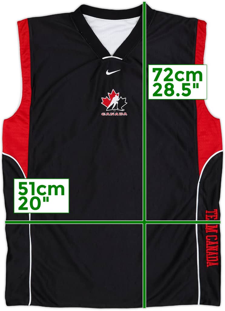 2000s Canada National Hockey Team Nike Reversible Training Vest - 6/10 - (XL.Boys)