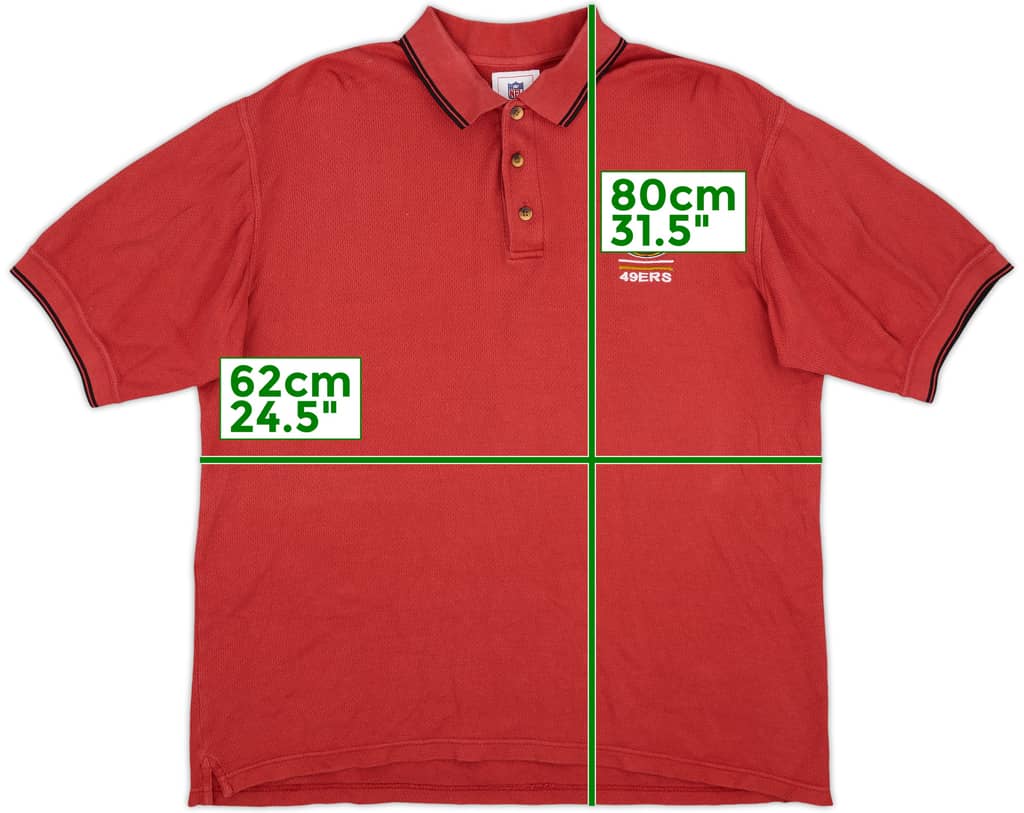 2000s San Francisco 49ers NFL Polo Shirt - 5/10 - (L)