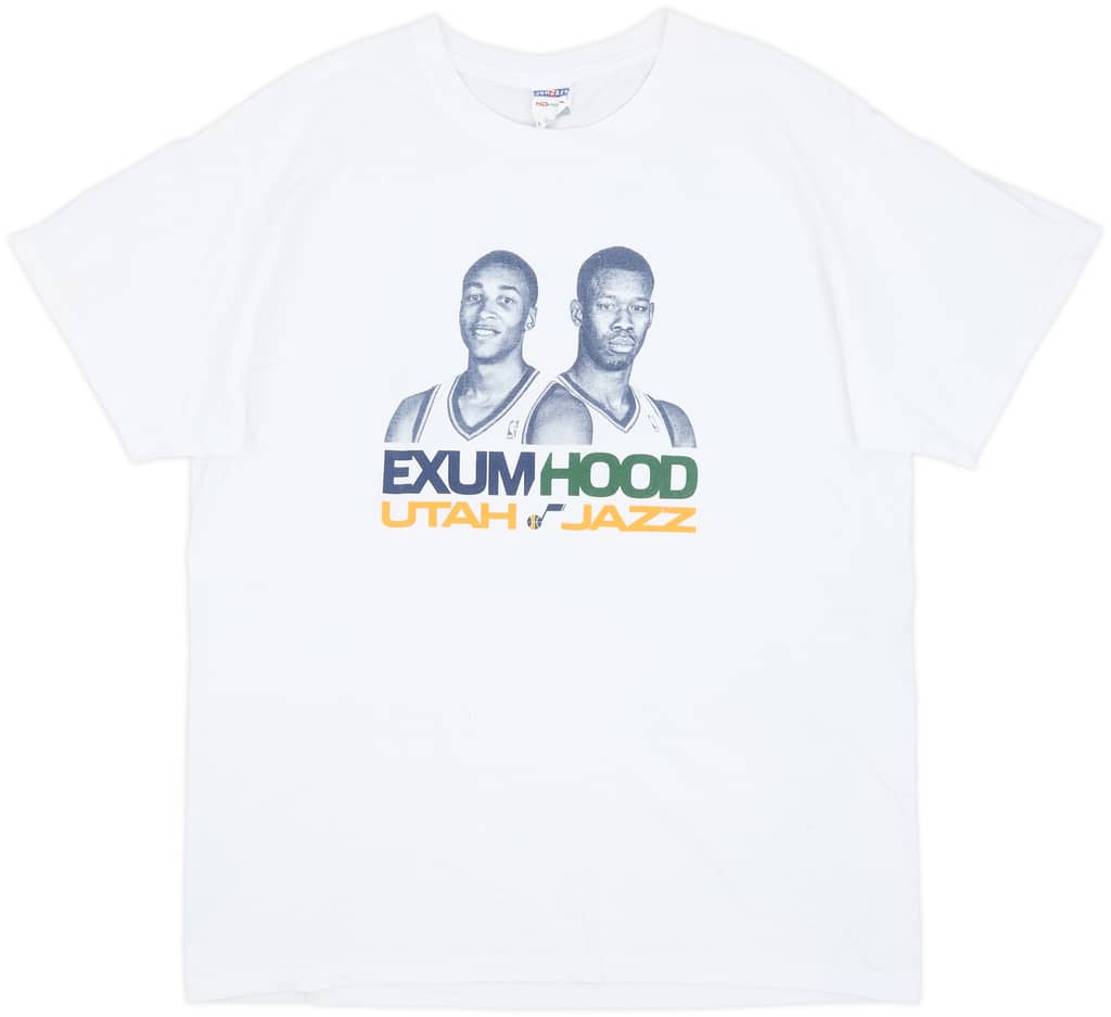 2014-15 Utah Jazz Exam/Hood Graphic Tee - 9/10 - (L)