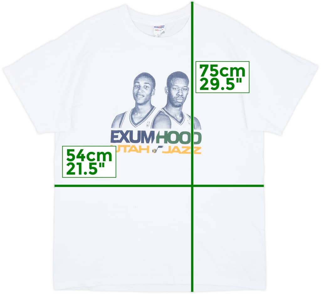 2014-15 Utah Jazz Exam/Hood Graphic Tee - 9/10 - (L)