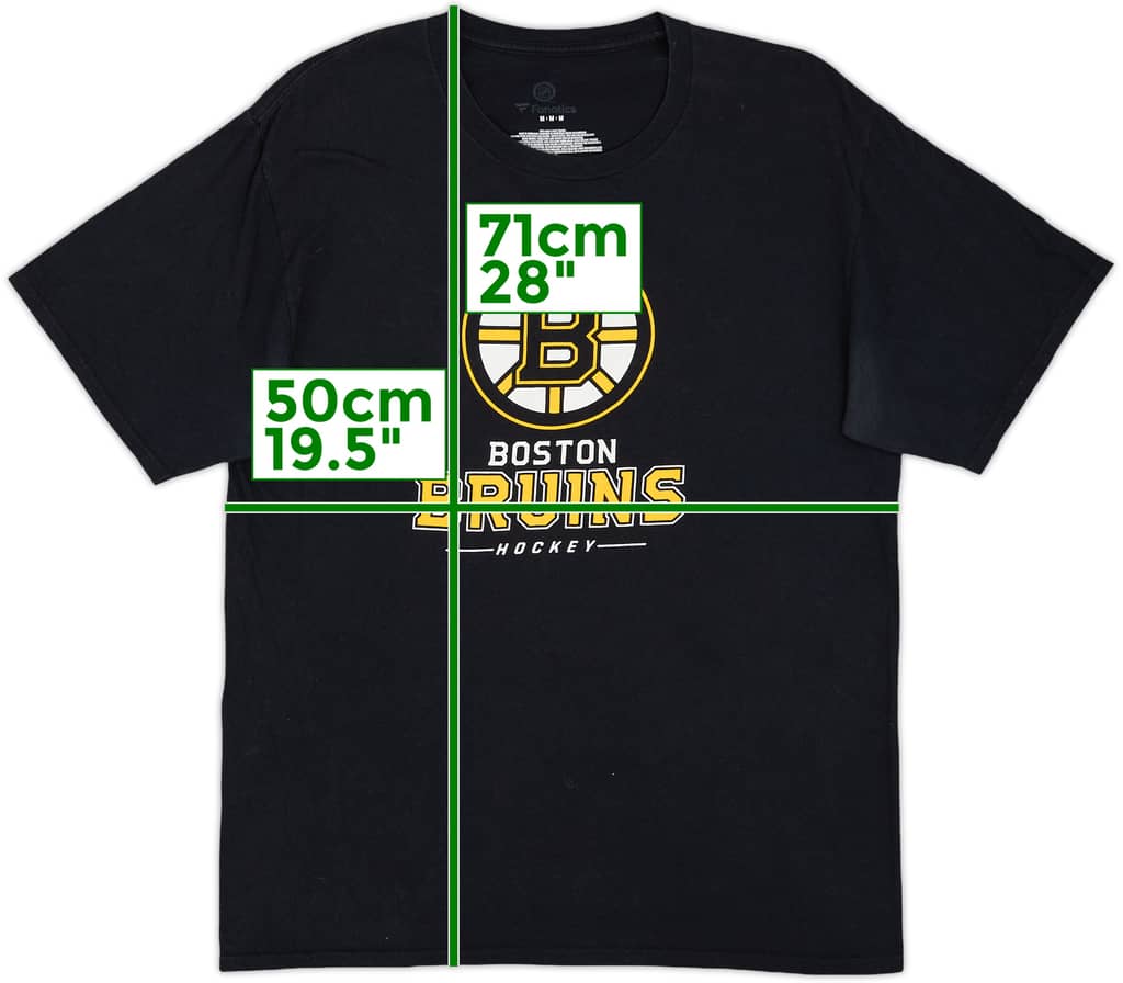 2018-19 Boston Bruins Fanatics Tee - 9/10 - (M)